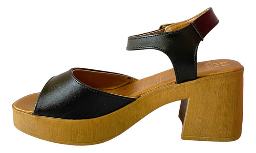 Zapatilla Plataforma Moda Casual Sandalia Tacon Confort 083