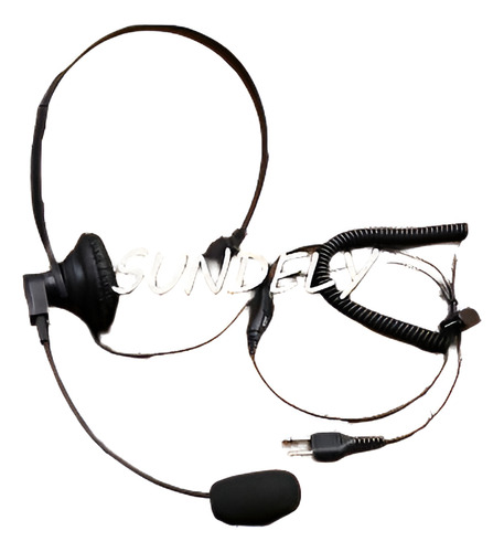 Para Icom Radio Auricular Sobre La Cabeza/auricular Walkie T