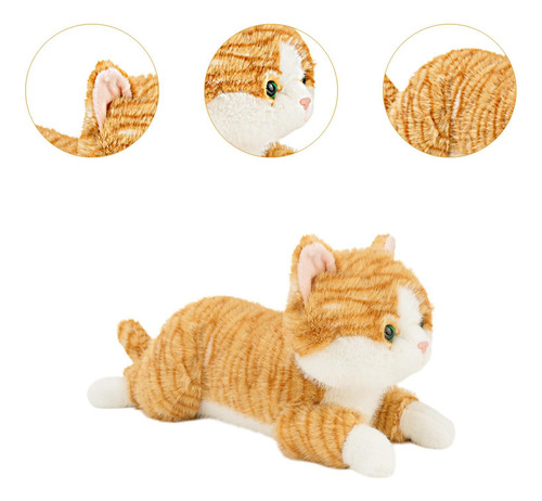 De Peluche, Muñeco De Gato De Peluche, Dibujos Amarillo
