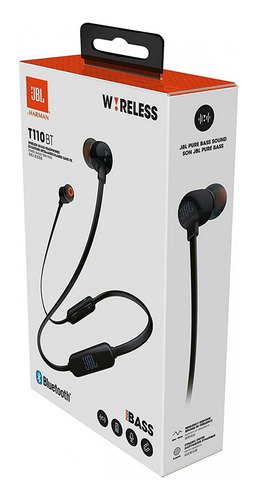 Imagen 3 de 7 de Auriculares Inalámbricos Jbl Tune 110bt Black