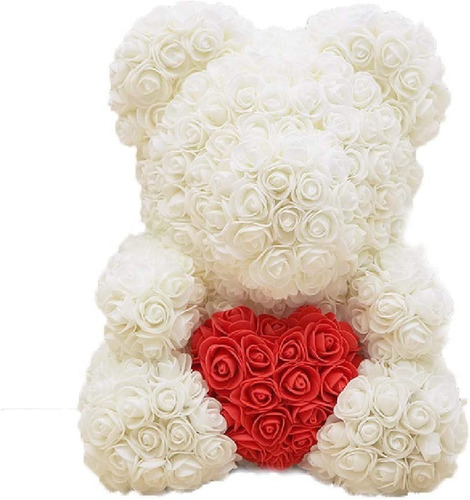 Oso De Peluche De Flores Artificiales Peluche De Rosas Goma