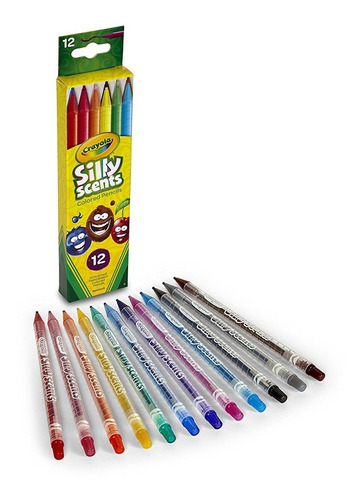 Lápices Crayola 12 Ct Tontos Olores Twistables Perfumado De