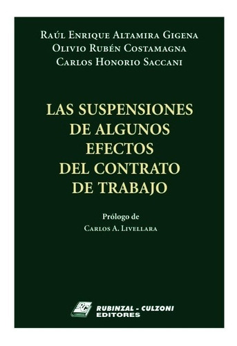 Las Suspensiones De Algunos Efectos Del Contrato De Trabajo 