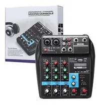 Comprar Consola Mixer Dj 4 Canales Usb Bt Phantom Interface Efectos