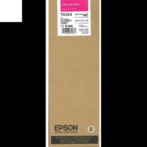 Tinta Epson Stylus T6363 Pro 7900/9900 Magenta - 700 Ml