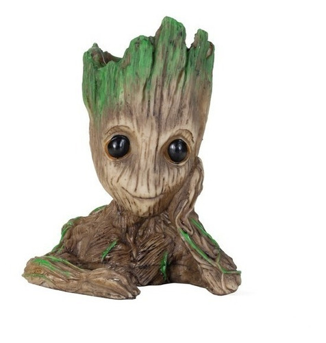 Baby Groot Vaso Ou Porta Objetos - 15 Cm Porta Treco Marvel