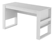 Comprar Escritorio Mesa De Pc Oficina Mostrador 127 Cm Largo - 4146 Color Blanco
