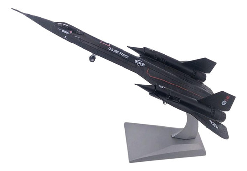 Metal Diecast 1:144 Blackbird Sr-71a Modelo De Para
