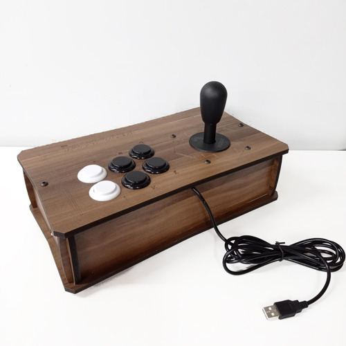 Imagem 3 de 4 de Controle Arcade Mini - Usb ( Compatível Com Raspberry, Pc)