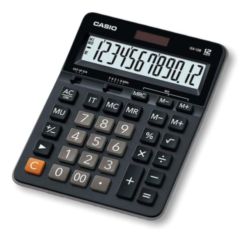 Calculadora Casio Gx-12b Pantalla Grande 12 Dígitos