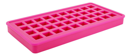 Molde De Silicone Rosa, Bandeja De Gelo De 40 Grades, Cubos