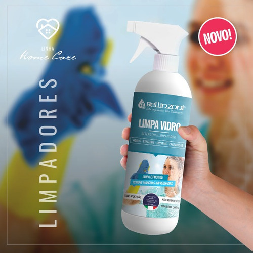 Limpa Vidros Bellinzoni Remove Manchas Impregnadas 500ml
