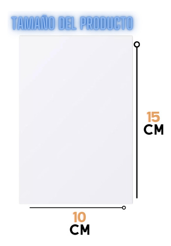 Cuadro 10x15 - Acrílico Blanco Sublimable (10un)