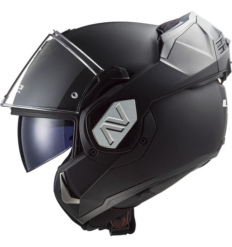 Casco Moto Ls2 Ff906 Rebatible 180 Advant Solid Matt Black