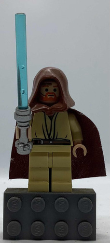 Lego Minifigura Obi-wan Kenobi Con Ladrillo Imantado