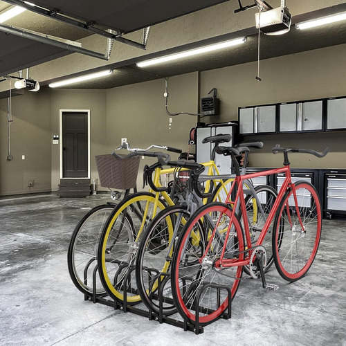 Bicicletero Soporte Portabicicletas Acero Para 4 Bicicletas