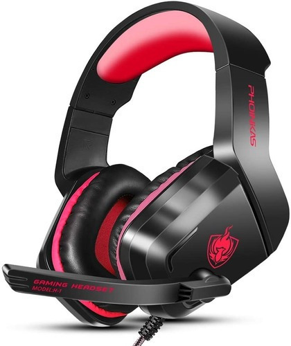 Audífonos Gamer Micrófono Consolas Rojos/ekipofertas