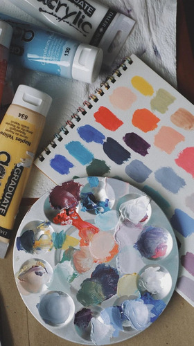 Tinta Acrilica Graduate Vermelhao Hue 120ml Daler Rowney Cor 588 Vermilion Hue