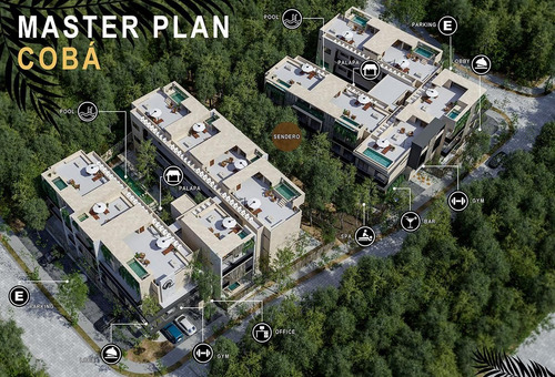 Imagen 14 de 15 de Departamentos En Venta En Tulum - Coba Ii