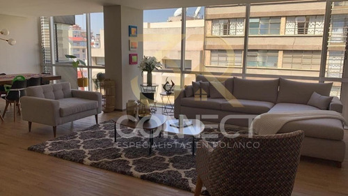 Departamento En Renta En Polanco 3r/2.5b/2e - Excelente Ubicación - 295m2