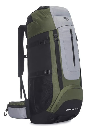 Mochila Camping Trekking 70+10 L Mochilero Everlast Original