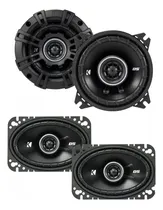 Comprar Paquete De 4 Bocinas Coaxiales Para Automóvil Kicker Dsc40 Dsc404 43dsc404 Dsc46 Dsc460 43dsc4604 4 Pulgadas Y 4x6 Pulgadas 120 Watts Máximo 30 Watts Rms 2 Vías 4 Ohms Color Negro