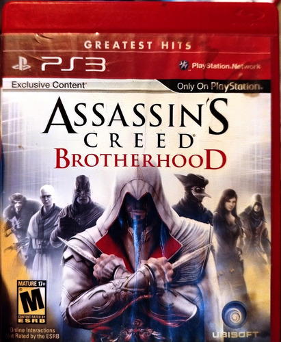 Assassins Creed Brotherhood Greatest Hits Ps3 (Usado)