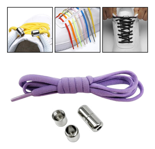 Cordones Elásticos Sin Atar, 2 Uds., Cordones Para Violeta
