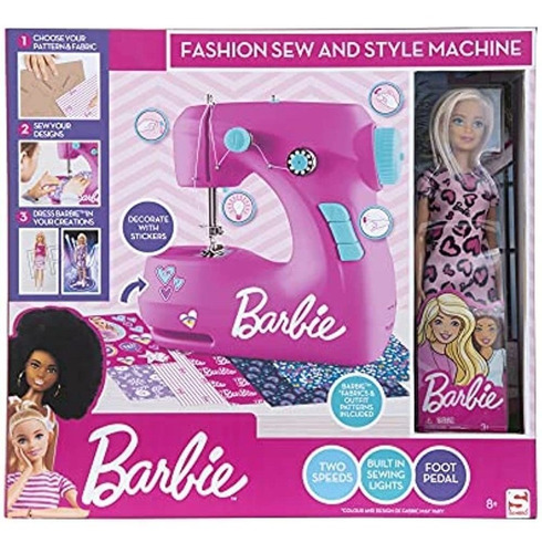 Máquina De Coser Barbie, Máquina De Coser Y Peinar A La Moda