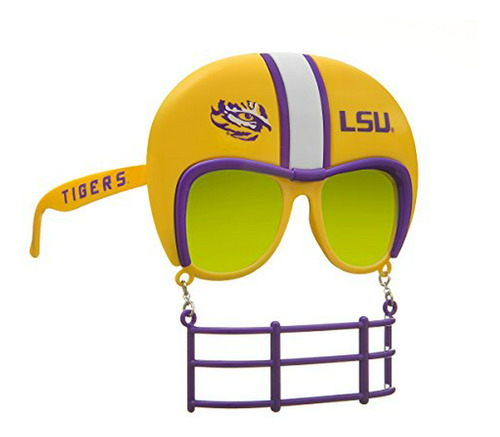 Industrias Ncaa Lsu Tigers Novedad Gafas De Sol Chupar Rueda