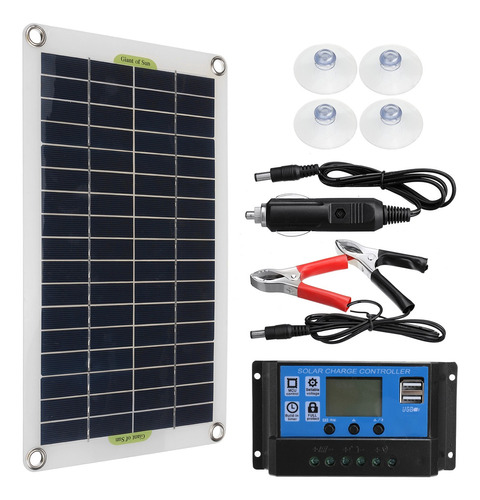 50w Solar Panel Portátil Flexible Monocristalino Solar Kit C