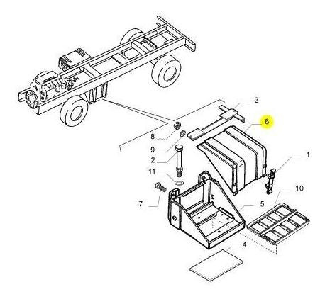 Tapa De La Batería Iveco Tector 07/19