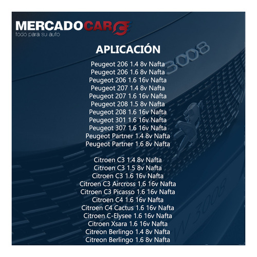 Imagen 3 de 8 de Sensor Rpm Cigueñal Citroen C4 1.6 16v Nafta 100% Orig 2009