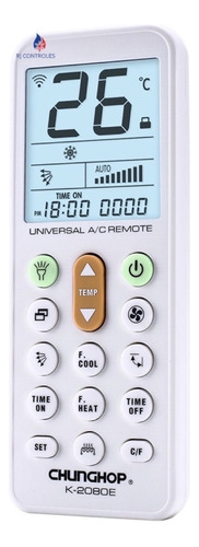 Controle Universal K-2080e Ar Condicionado Olimpia Splendid