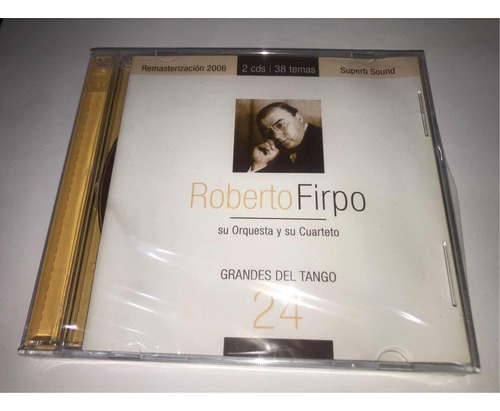 Roberto Firpo Su Orquesta Y Su Cuarteto 2 Cds 38 Temas Nue 