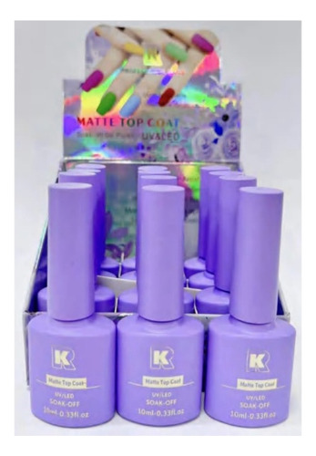 Top Coat Matte K 12 Unidades S-21