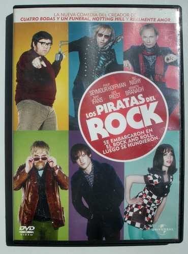 Dvd  Los Piratas Del Rock  Seymour Hoffman  Kenneth Branagh