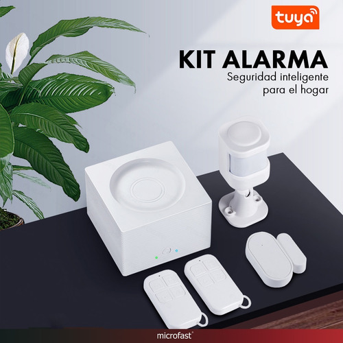 Kit Alarma Inalámbrica Wifi Domiciliaria Español Con App