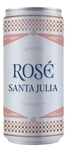 Lata De Vino Rosado 269ml Bodega Santa Julia Pack X6