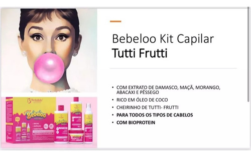 Kit Capilar Bebeloo Cheiro De Chiclete Babaloo Tutti Fruti