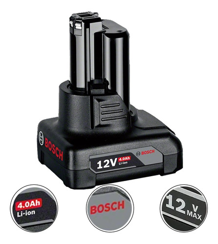 Bateria De Íons Lition 12v 4 Ah - 1607a350bw000 Bosch