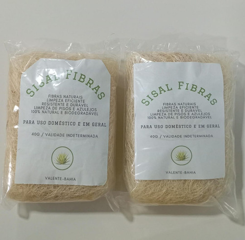Kit 2 Buchas De Sisal Limpeza De Pisos/azulejos E Uso Geral