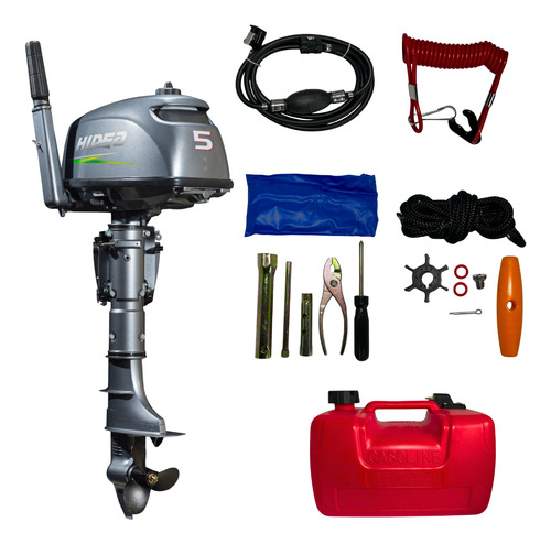 Motor Popa Hidea 5 Hp 2 Tempos Com Nfe E Garantia
