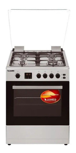 Cocina A Gas James C26a Inox Grill Termocupla Seguridad Pcm