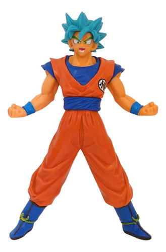 Boneco - Dragon Ball Super - Goku Deus Super Saiyajin - 18cm