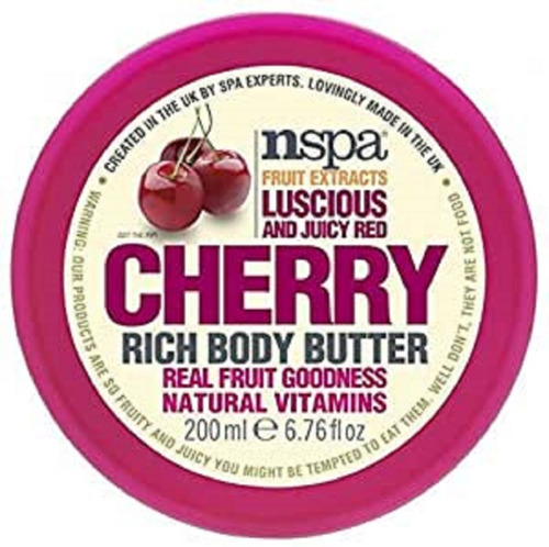 Crema Corporal Manteca Nspa Fruit Rica En Cereza Real 