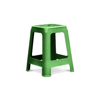 Banco Taburete Pvc Verde 46.5 Altura.