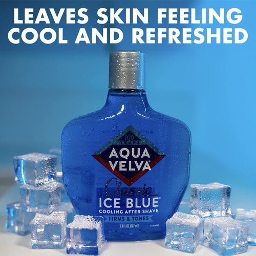 After Shave Aqua Velva Classic Ice Blue 100 Ml Para Hombre