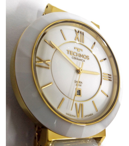 Imagem 2 de 10 de Relógio Technos Feminino Elegance Ceramic 2015bv 4b