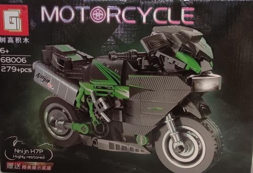 Motocicleta Bloque Construcción Moto Ninja Lego 279 Piezas